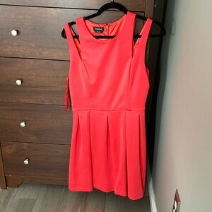Bebe Red Sleeveless Dress